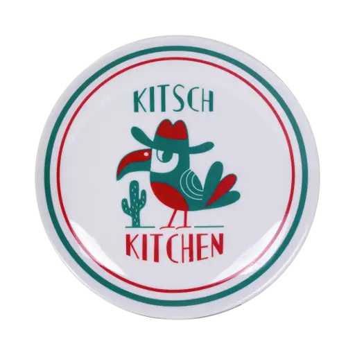 [KK.80036] Kitsch Kitchen plate 21cm El Restaurante el bandito