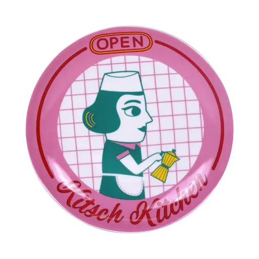 [KK.80038] Kitsch Kitchen plate 21cm El Restaurante la signora