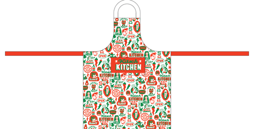 [KK.70109] Kitsch Kitchen apron El Restaurante mexican summer