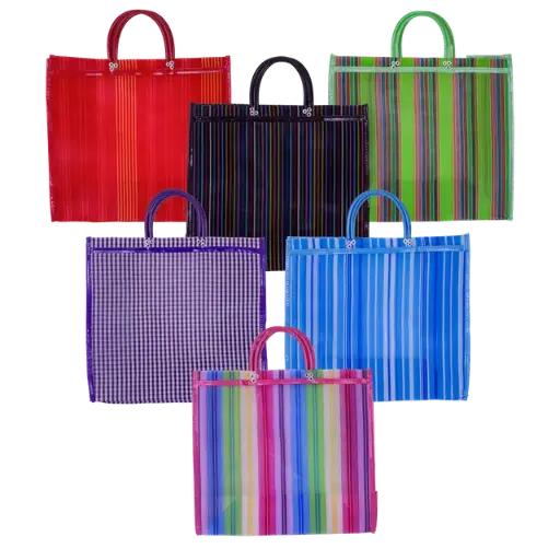 [KK.60019] Kitsch Kitchen Folclorico mesh tas large 40x40 