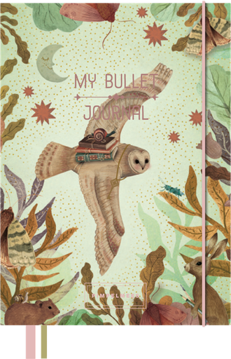 [PMP.612231] Pimpelmees Magical Forest bullet journal owl apple 