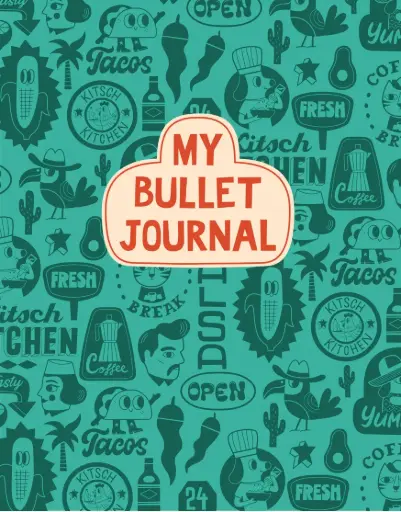 [KK.10029] Kitsch Kitchen bullet journal El Restaurante mexican summer