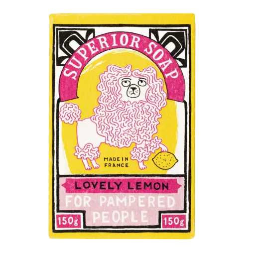 [S007] Lemon Poodle Soap / zeep