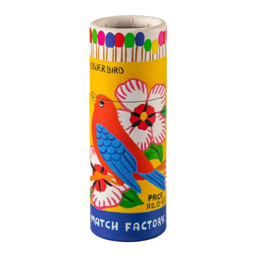 [CM008] Flowerbird Small Cylinder Matches