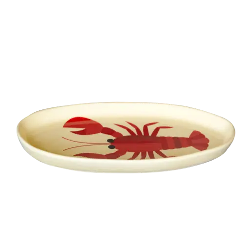 [KK.80057] Kitsch Kitchen serving platter Sealife lobster