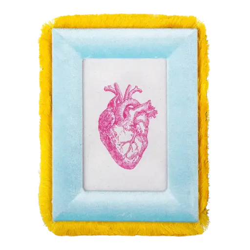 [KK.70162] Kitsch Kitchen photo frame 10x15cm Kitsch royale heart