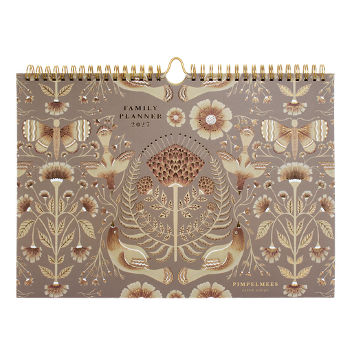 [PMG.27003] Pimpelmees Marigold family planner 2027 Clay