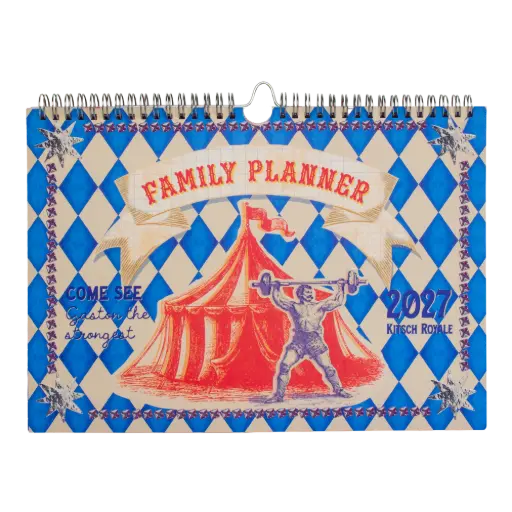 [KK.27014] Kitsch Kitchen Kitsch Royale family planner 2027 circus