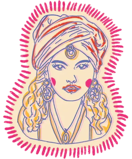 [KK.70167] Kitsch Kitchen Kitsch Royale cushion madame Lola 