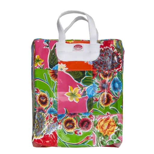 [BG0060] Kitsch Kitchen tafelzeil shopper patchwork
