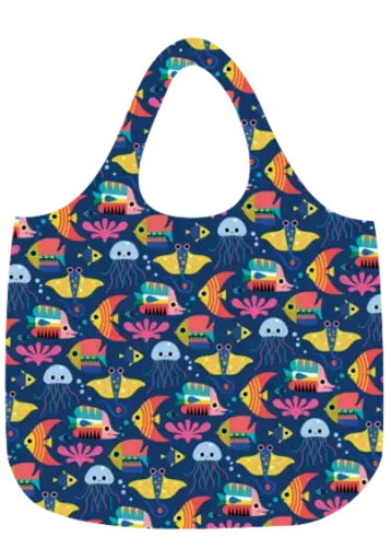 [KK.60024] Kitsch Kitchen - Sealife foldable bag
