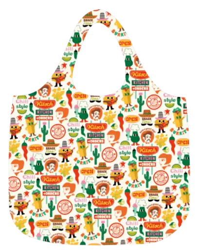 [KK.60025] Kitsch Kitchen - El Restaurante opvouwbare tas