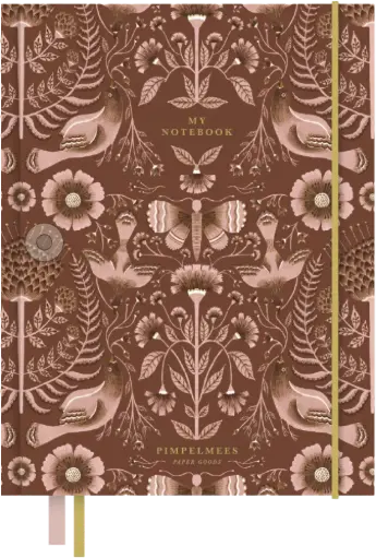 [PMG.10074] Pimpelmees Marigold notitieboek Terra