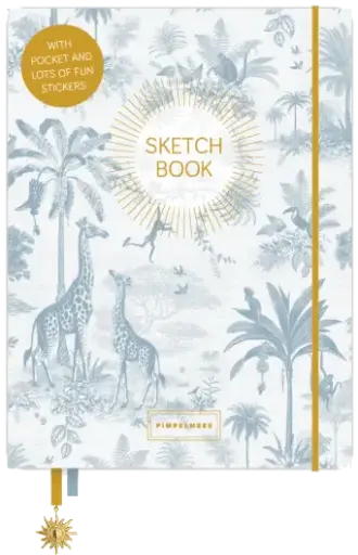 [PMONO.10075] Pimpelmees Mono schetsboek Savannah Stories Breezy Blue