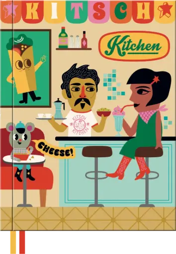 [KK.10045] Kitsch Kitchen El Restaurante bullet journal La Chica