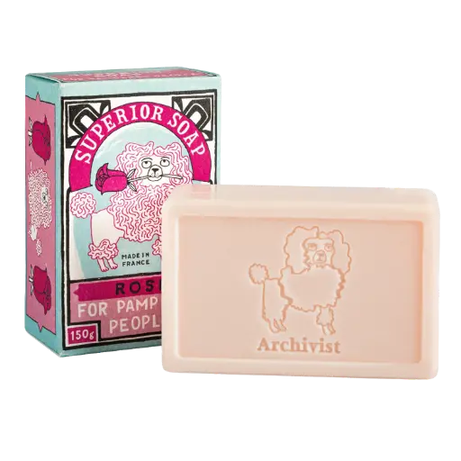 [S008] Rose Poodle Soap