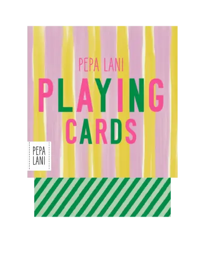 [PPL.40074] Pepa Lani Flower cardgame happy stripes