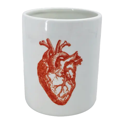 [KK.70174] Kitsch Kitchen Kitsch Royale voorraadpot S heart rood 
