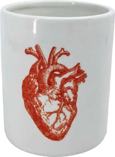 [KK.70174] Kitsch Kitchen Kitsch Royale voorraadpot S heart rood 