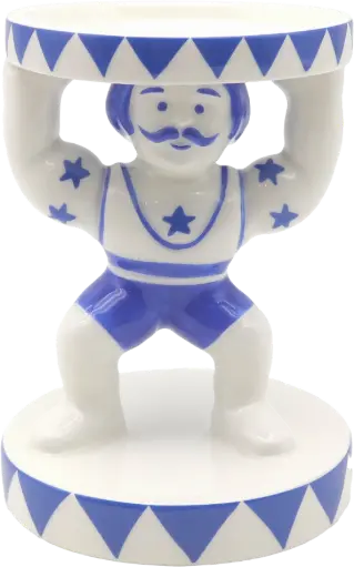 [KK.70185] Kitsch Kitchen Kitsch Royale candle holder mr. Gaston 12x9cm 