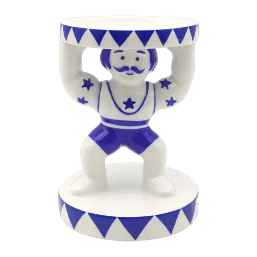 [KK.70185] Kitsch Kitchen Kitsch Royale candle holder mr. Gaston 12x9cm 