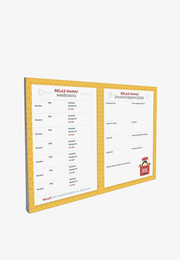 [MAM.60001btb] Relax Mama mealplanner