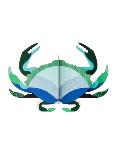 [TTM154] Studio Roof Aquamarine crab