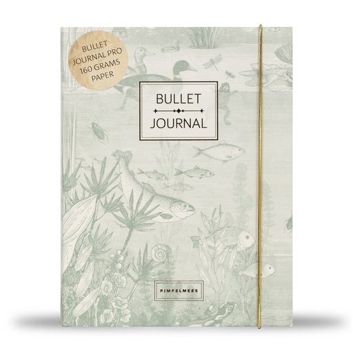 [PMONO.10009] Pimpelmees bullet journal PRO Mono vintage green 