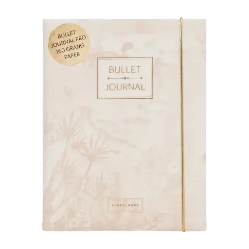 [PMONO.10042] Pimpelmees bullet journal PRO Mono Luxe edition printwarm nude 