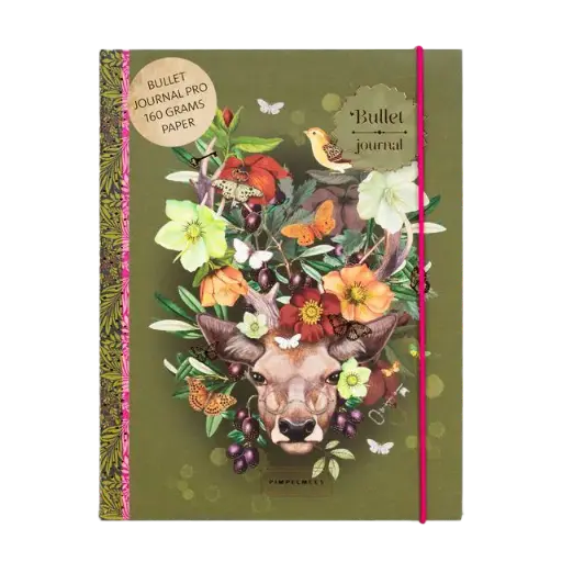 [PMP.61148] Pimpelmees bullet journal PRO Deer - Olive 