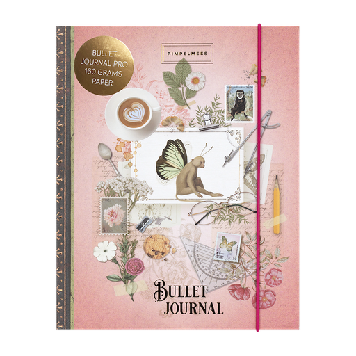 [PMP.61184] Pimpelmees bullet journal PRO Wonderland - Peach Wingmonkey 