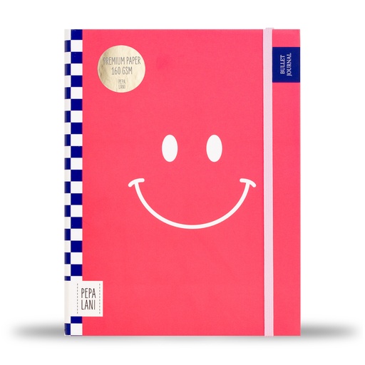 [PPL.40036] Pepa lani bullet journal PRO Flower smiley pink 