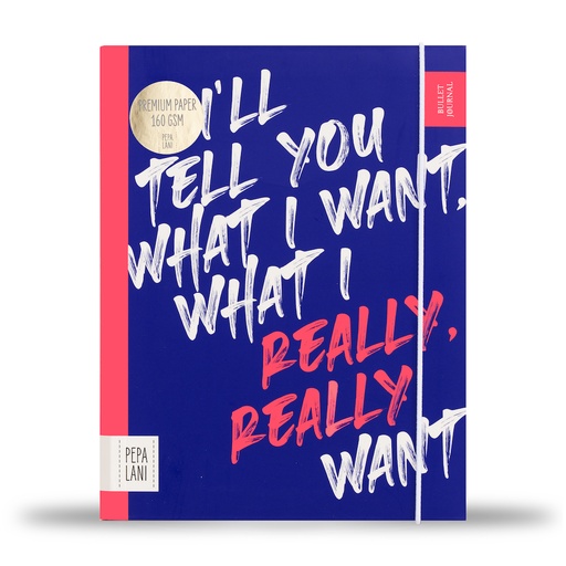 [PPL.40037] Pepa lani bullet journal PRO Flower I'll tell you what I want 