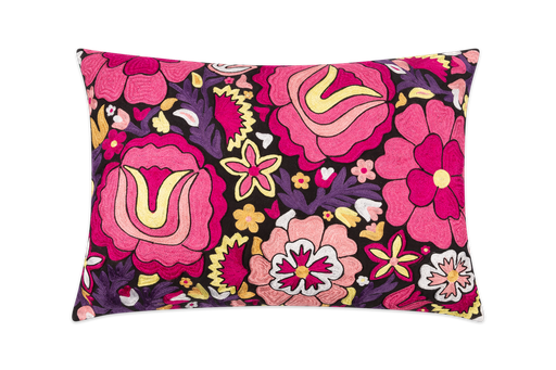 [HD0702] Kitsch Kitchen kussen Flores roze