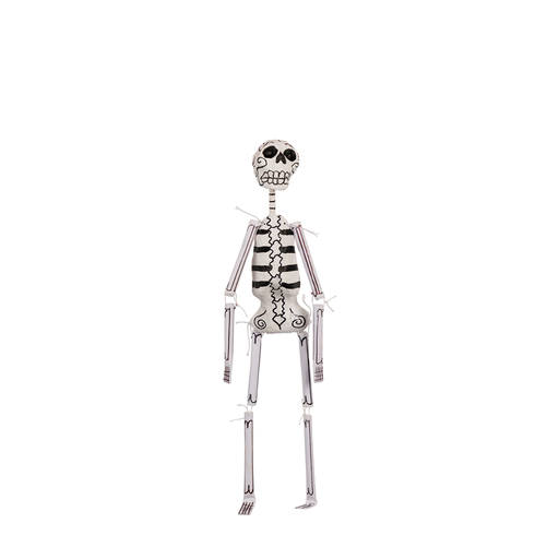 [HD0735] Kitsch Kitchen skeleton Folclorico paper mache