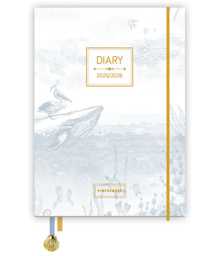 [PMONO.25110] Pimpelmees school agenda 2025-2026 Mono breezy blue