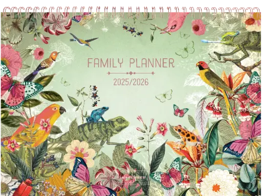 [PMP.25110] Pimpelmees family planner 18 months 2025 - 2026 Terra Botanica - Apple