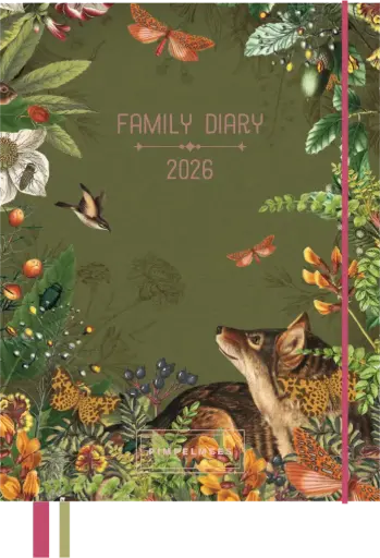 [PMP.26012] Pimpelmees familie agenda 2026 terra botanica fox olive