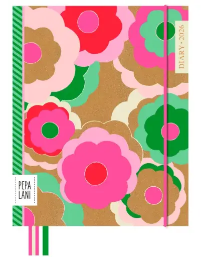 [PPL.26003] Pepa Lani diary 2026 Flower patchwork flower
