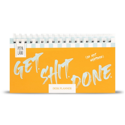 [PPL.40040] Pepa lani deskplanner Flower get shit done 