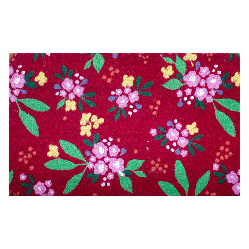 [KK.70056] Kitsch Kitchen deurmat Mercado de Flores roze