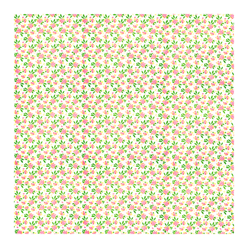 [KK.70075] Kitsch Kitchen tablecloth Mercado de Flores green 300 x 300 cm