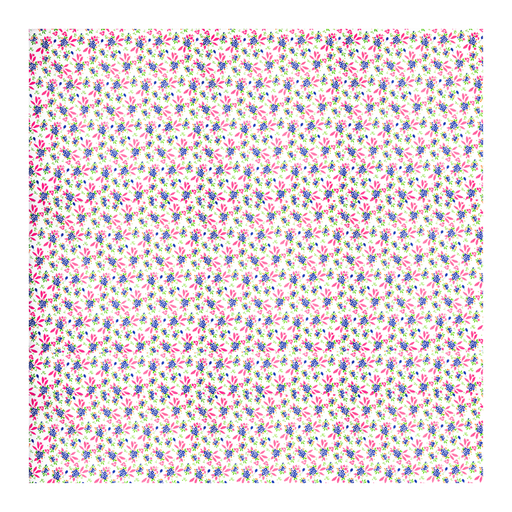 [KK.70078] Kitsch Kitchen tablecloth Mercado de Flores blue 150 x 300 cm