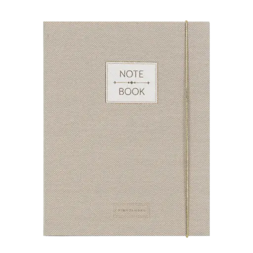[PMONO.10044] Pimpelmees notebook A5 Mono Luxe edition linnen warm nude 