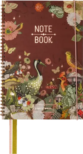 [PMP.61059] Pimpelmees notebook A4 WIREO - marron 