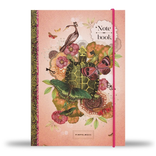 [PMP.61154] Pimpelmees notitieboek A6 Turtle - Peach 