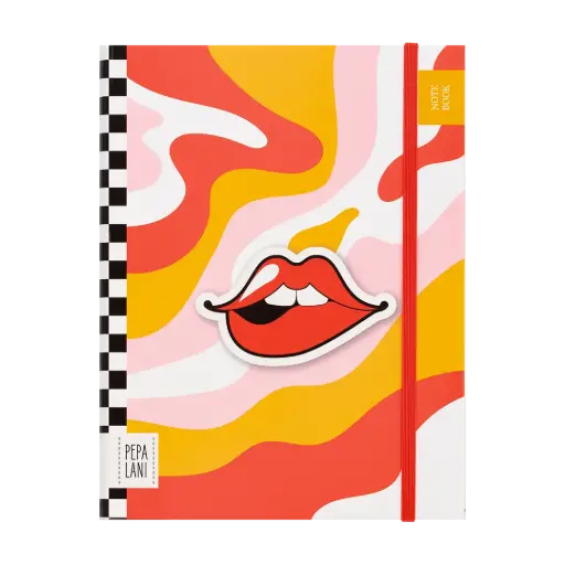 [PPL.40031] Pepa Lani notebook A5 Flower Retro smile 