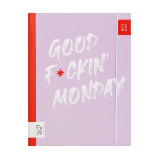 [PPL.40032] Pepa Lani notebook A5 Flower good f*ckin' monday 
