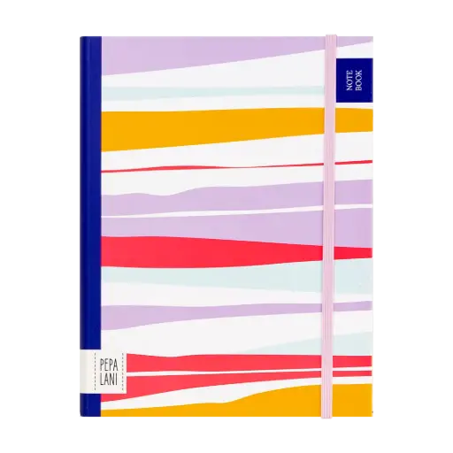 [PPL.40050] Pepa lani notitieboek Flower A5 stripes 