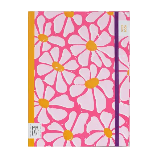 [PPL.40053] Pepa Lani notitieboek A5 Spring Flower & Fruity Pink flowers 